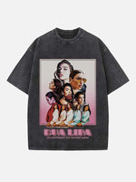 Dua Lipa Print Round Neck T-shirt