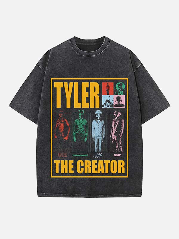 Tyler, The Creator Print Round Neck T-shirt