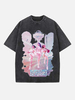 HUNTR/X Print Round Neck T-shirt