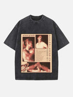 Ariana Grande Print Round Neck T-shirt