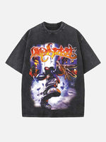 Limp Bizkit Print Round Neck T-shirt