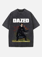 Rihanna Print Round Neck T-shirt