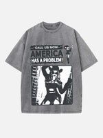 Beyoncé Print Round Neck T-shirt