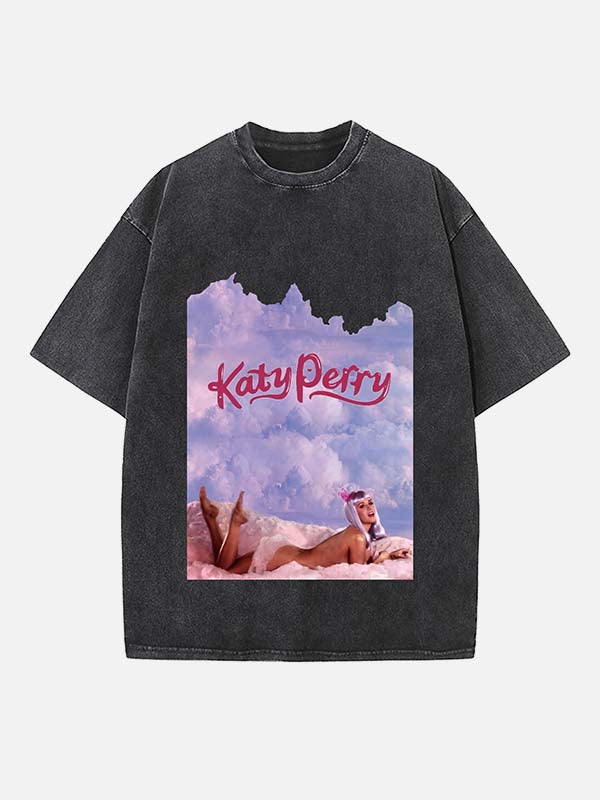 Katy Perry Print Round Neck T-shirt