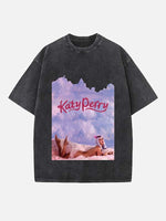 Katy Perry Print Round Neck T-shirt