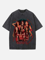 KATSEYE Print Round Neck T-shirt