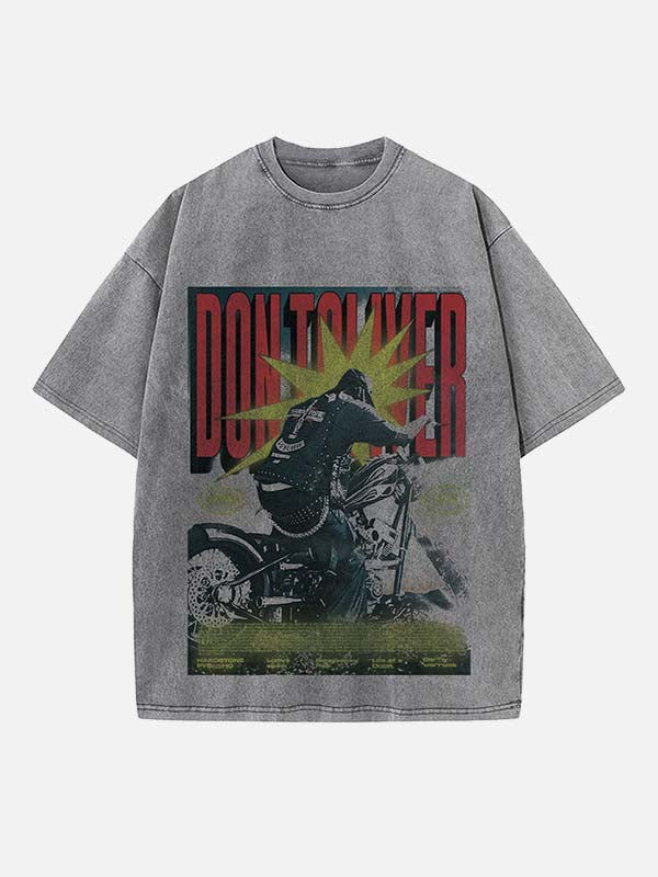 Don Toliver Print Round Neck T-shirt