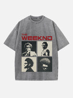 The Weeknd Print Round Neck T-shirt