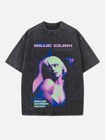 Billie Eilish Print Round Neck T-shirt