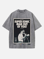 Queen Print Round Neck T-shirt