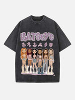 KATSEYE Print Round Neck T-shirt