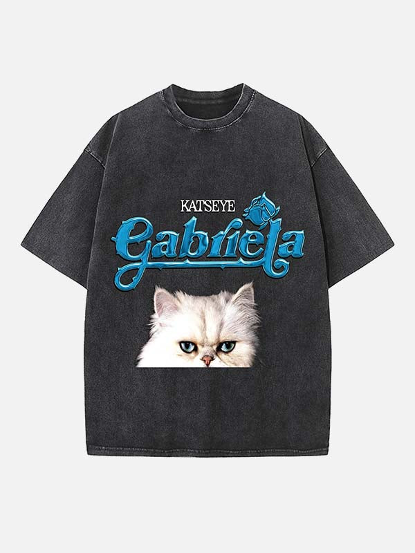 KATSEYE Print Round Neck T-shirt