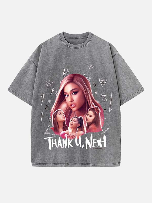 Ariana Grande Print Round Neck T-shirt
