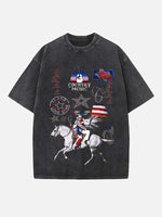 Beyoncé Print Round Neck T-shirt