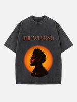 The Weeknd Print Round Neck T-shirt