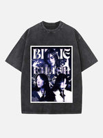 Billie Eilish Print Round Neck T-shirt