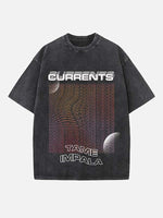Tame Impala Print Round Neck T-shirt