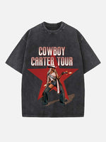 Beyoncé Print Round Neck T-shirt