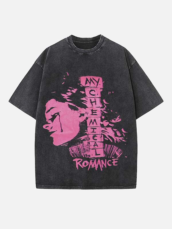 My Chemical Romance Print Round Neck T-shirt