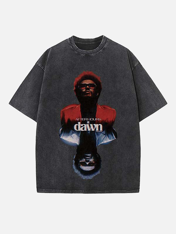 The Weeknd Print Round Neck T-shirt