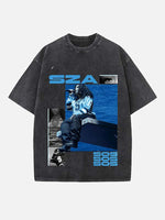 SZA Print Round Neck T-shirt