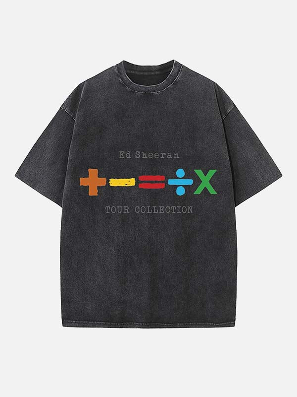 Ed Sheeran Print Round Neck T-shirt