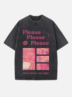 Sabrina Carpenter Print Round Neck T-shirt