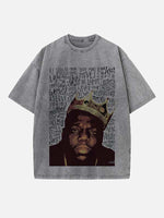 The Notorious B.I.G. Print Round Neck T-shirt
