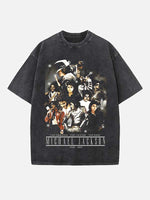 Michael Jackson Print Round Neck T-shirt