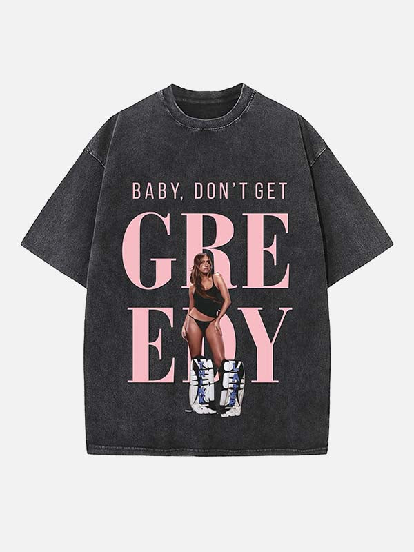 Tate McRae Print Round Neck T-shirt