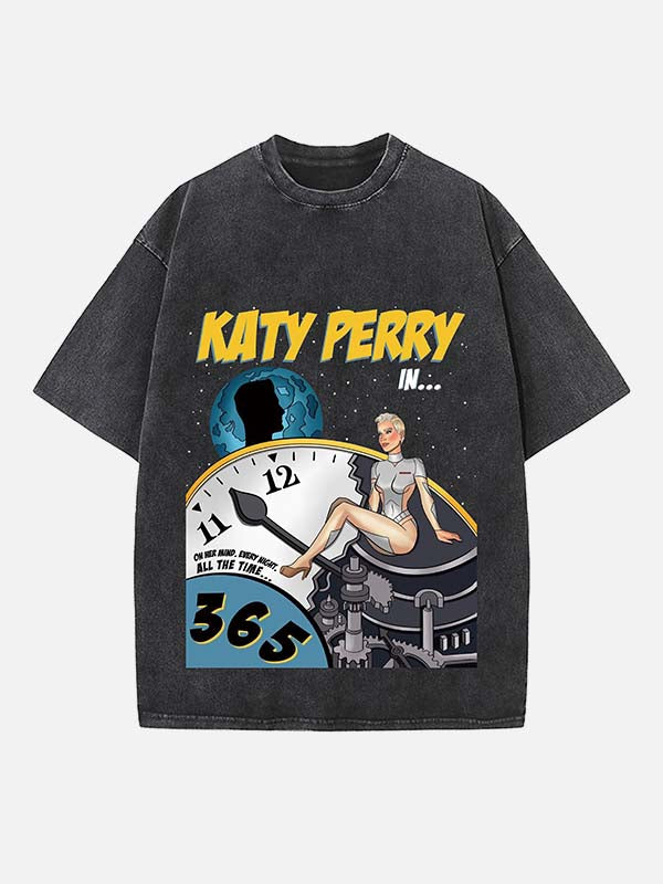 Katy Perry Print Round Neck T-shirt