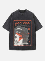 Chappell Roan Print Round Neck T-shirt