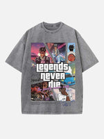 Juice WRLD Print Round Neck T-shirt