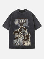 Bruno Mars Print Round Neck T-shirt