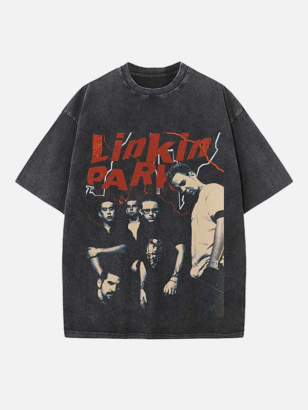 Linkin Park Print Round Neck T-shirt