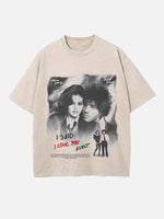 Selena Gomez Print Round Neck T-shirt