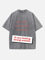 Raye Print Round Neck T-shirt