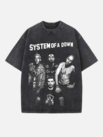 System of a Down Print Round Neck T-shirt