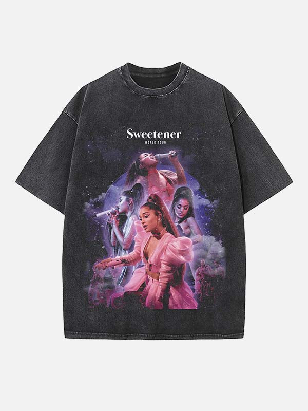 Ariana Grande Print Round Neck T-shirt