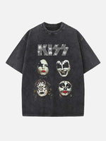KISS Print Round Neck T-shirt