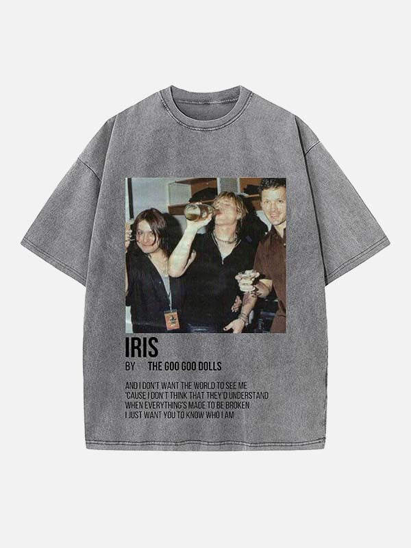 The Goo Goo Dolls Print Round Neck T-shirt