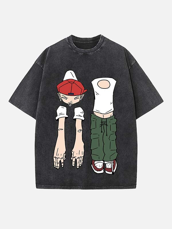 Limp Bizkit Print Round Neck T-shirt