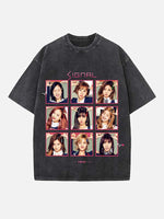TWICE Print Round Neck T-shirt