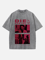 The Weeknd Print Round Neck T-shirt