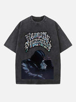 Drake Print Round Neck T-shirt