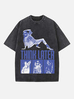 Tate McRae Print Round Neck T-shirt