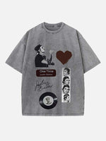 Justin Bieber Print Round Neck T-shirt