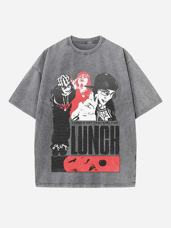 Billie Eilish Print Round Neck T-shirt