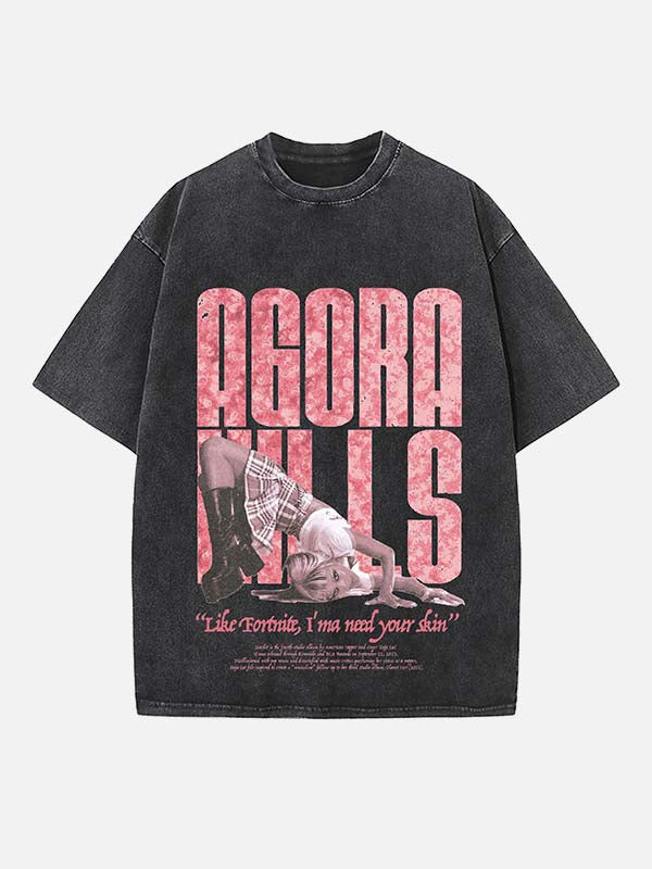 Doja Cat Print Round Neck T-shirt