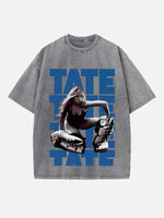 Tate McRae Print Round Neck T-shirt